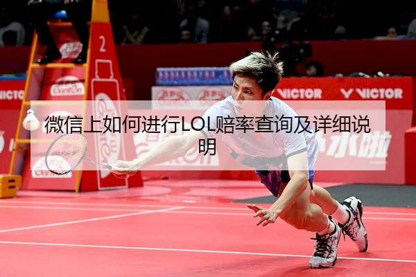 微信上如何进行LOL赔率查询及详细说明 | Wanplus Esports